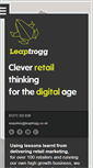 Mobile Screenshot of leapfrogg.co.uk